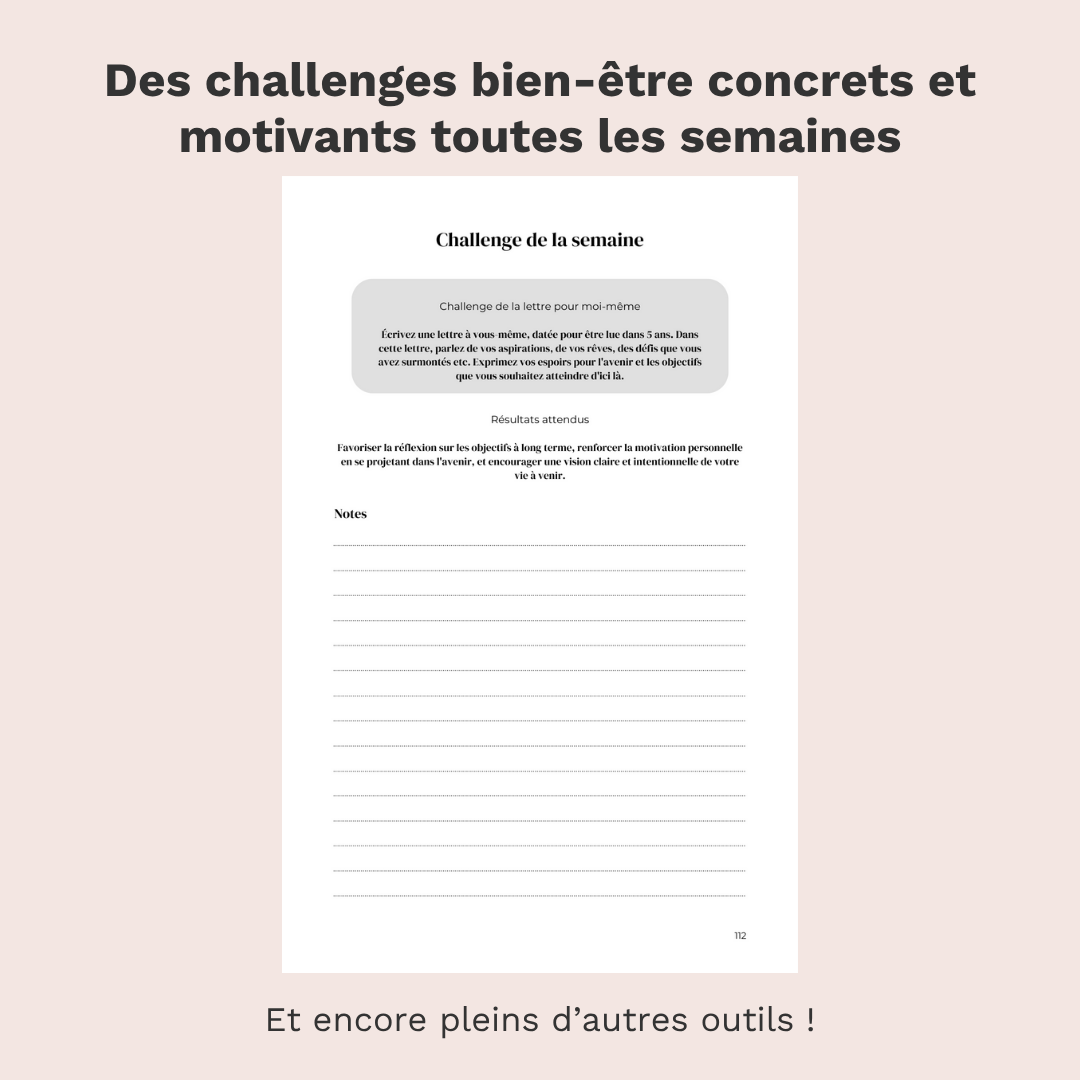 Journal de gratitude - Mes 6 minutes