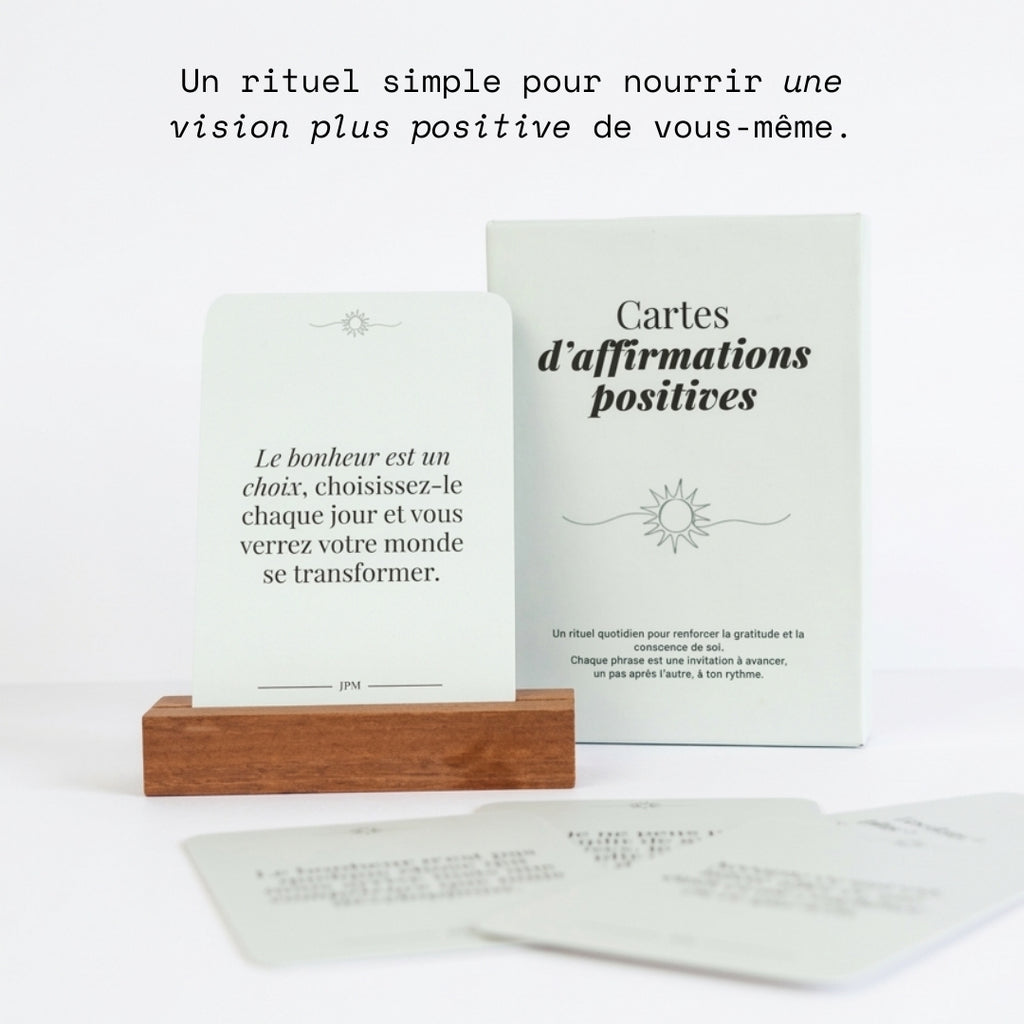 Cartes d’affirmations quotidiennes