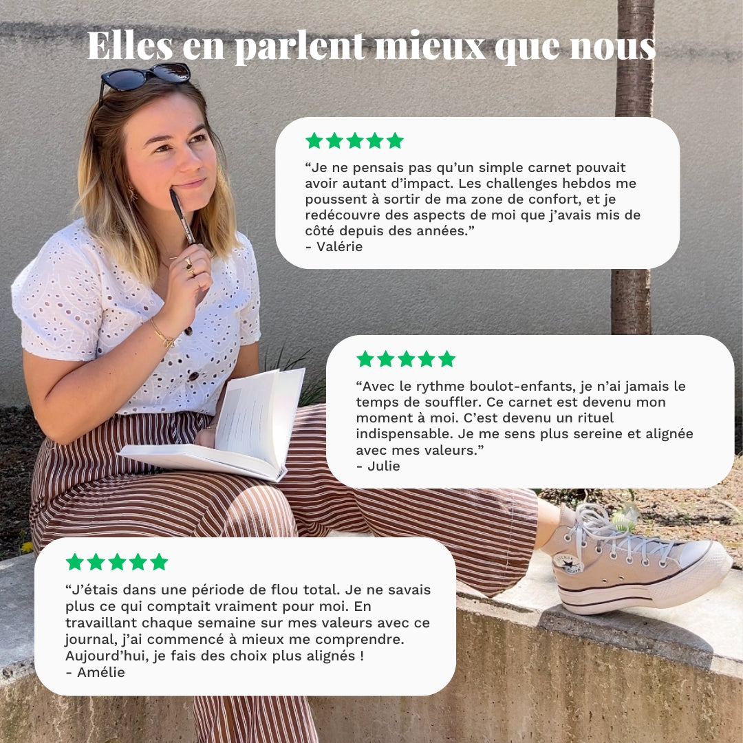 Journal de gratitude - Mes 6 minutes