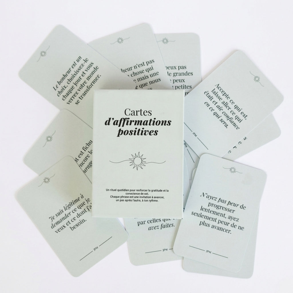 Cartes d’affirmations quotidiennes