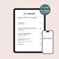 Journal de gratitude Mes 6 minutes - version numérique