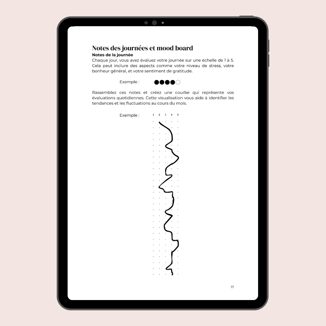 Journal de gratitude Mes 6 minutes - version numérique