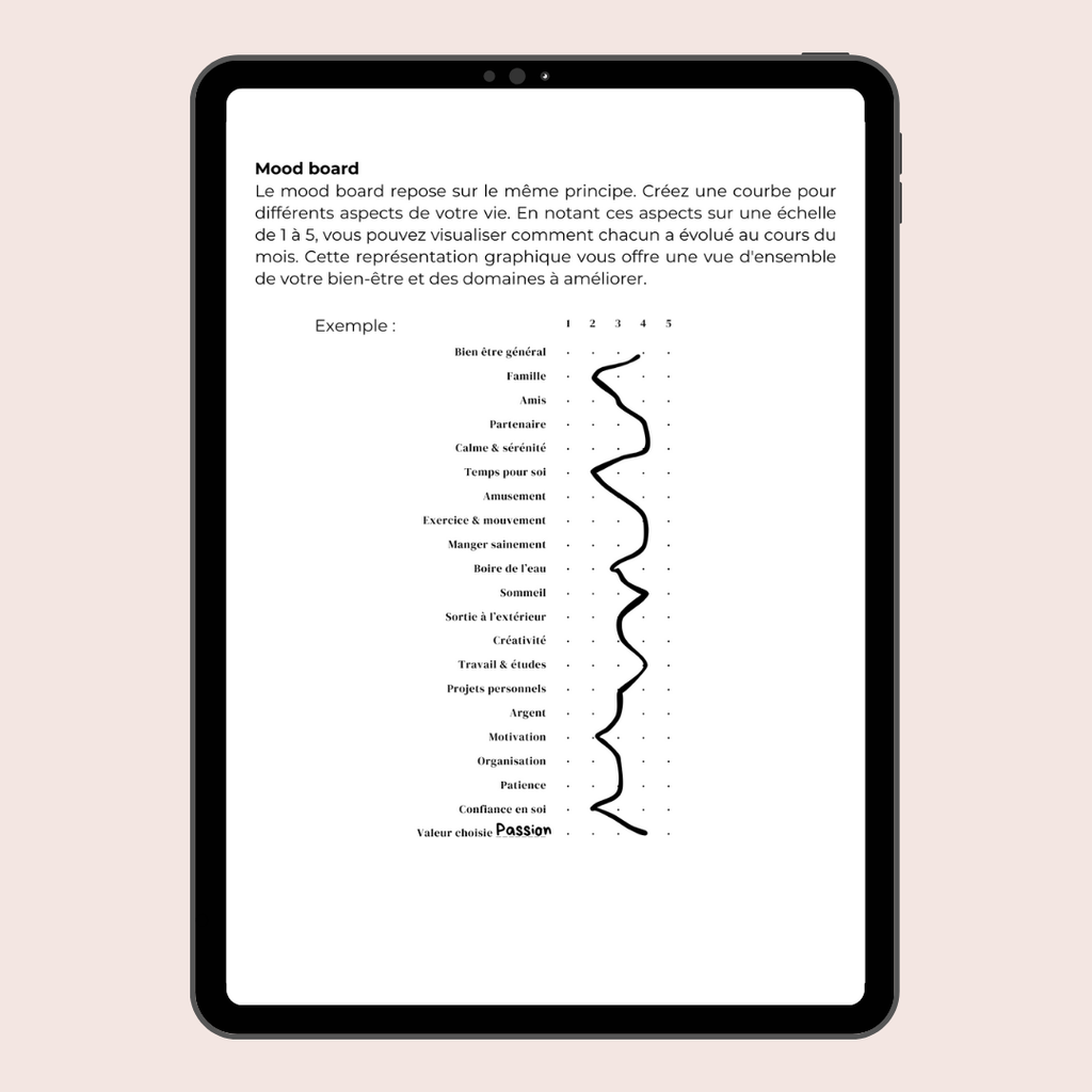 Journal de gratitude Mes 6 minutes - version numérique
