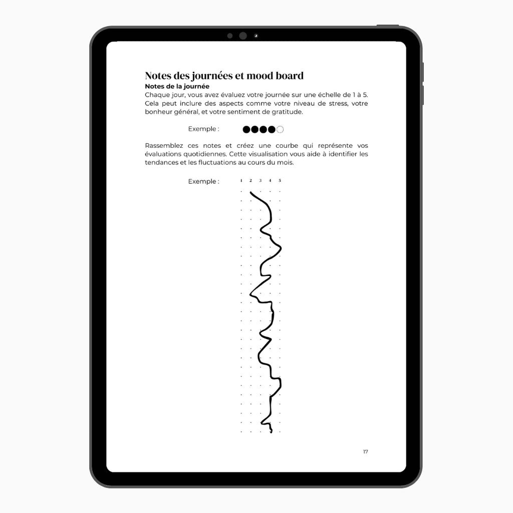 Journal de gratitude Mes 6 minutes - version numérique