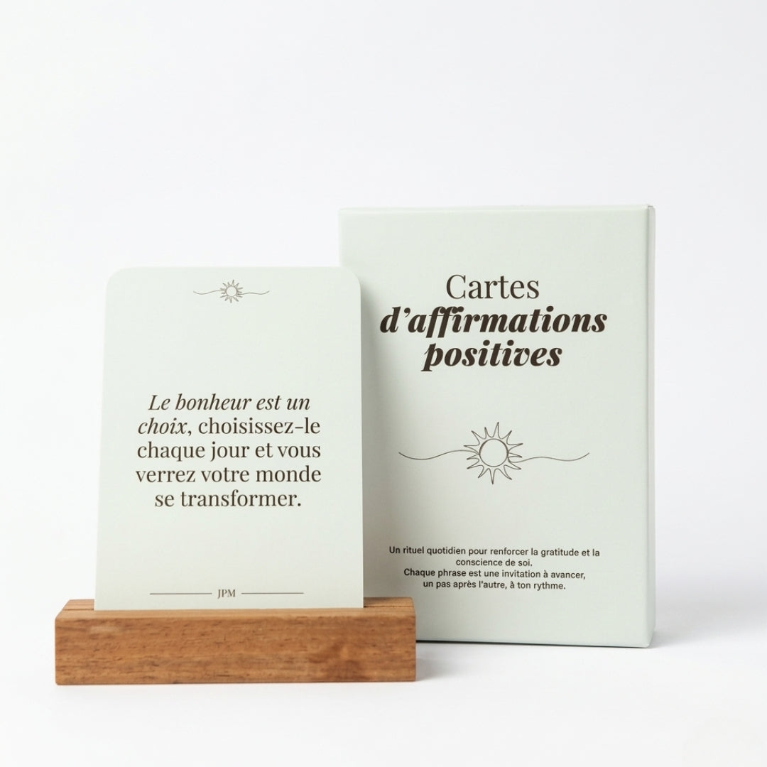 Cartes d’affirmations quotidiennes