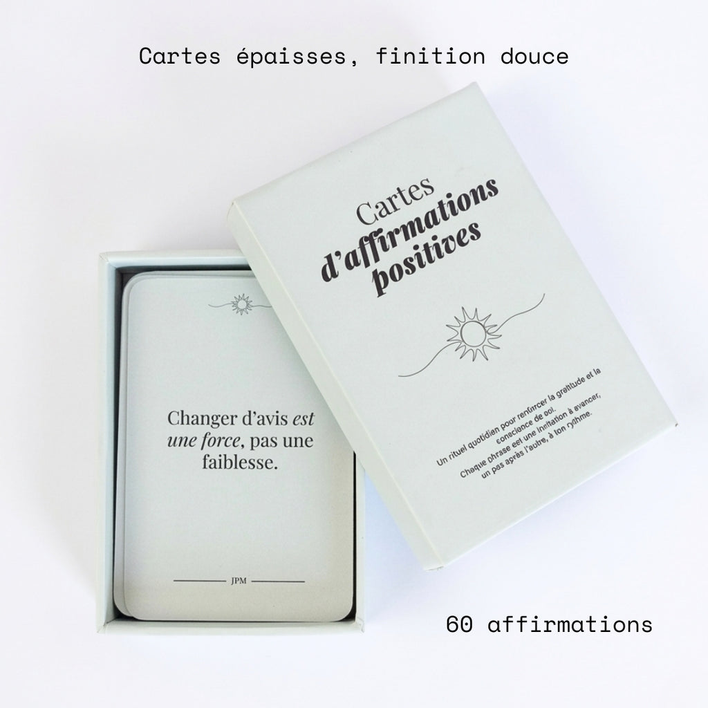 Cartes d’affirmations quotidiennes