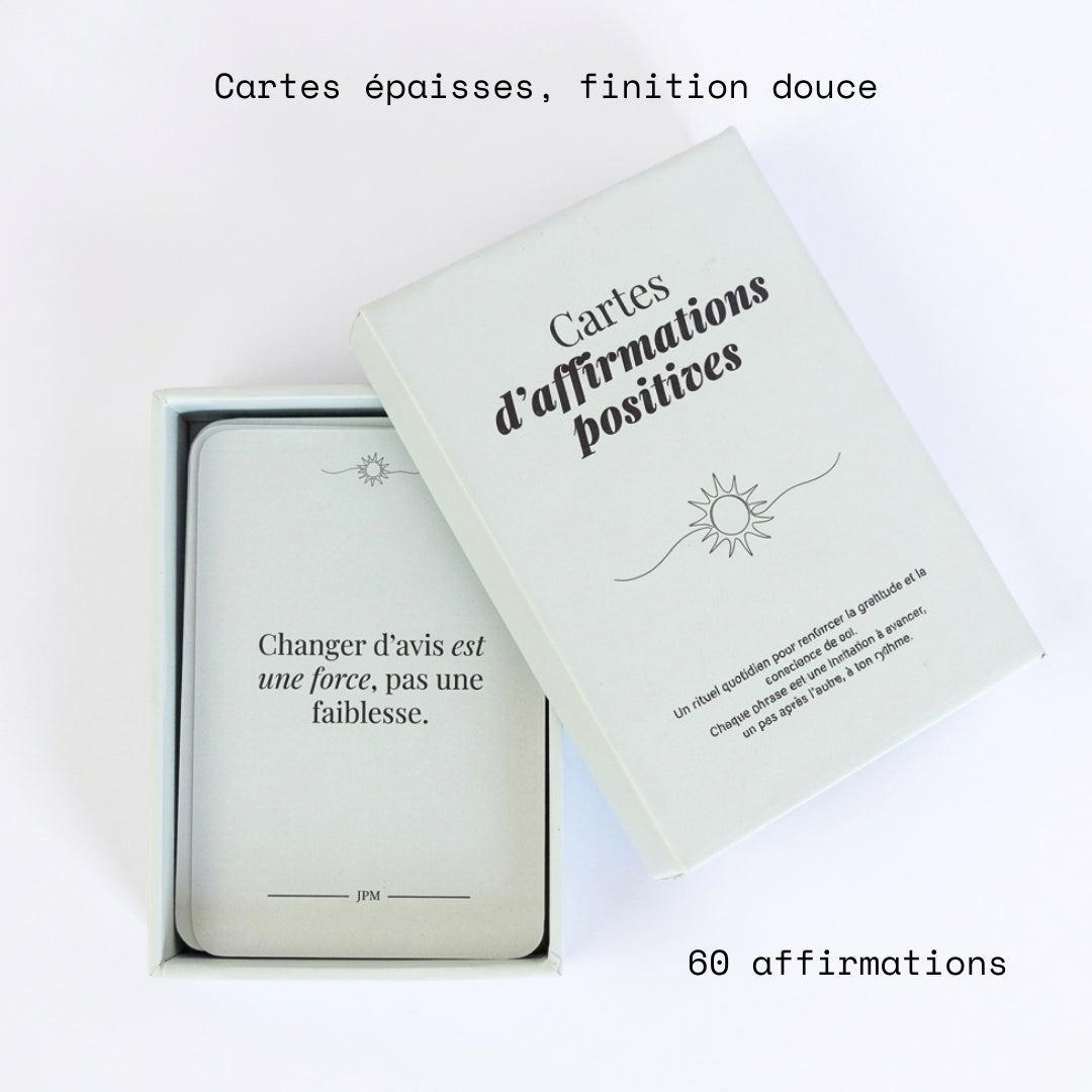 Cartes d’affirmations quotidiennes